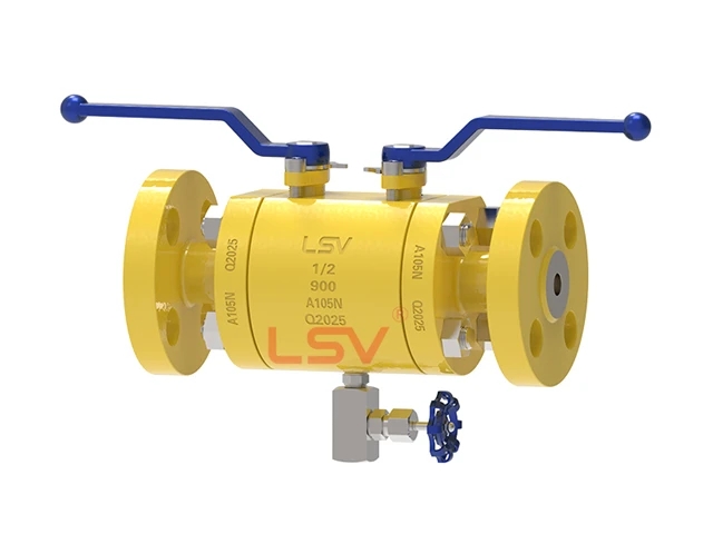 Modular Double Block And Bleed DBB Ball Valve